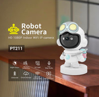 Camera de Supraveghere Robot Inteligent 2MP Detectie Umanoida Infrarosu Noapte US Plug - detaliu produs