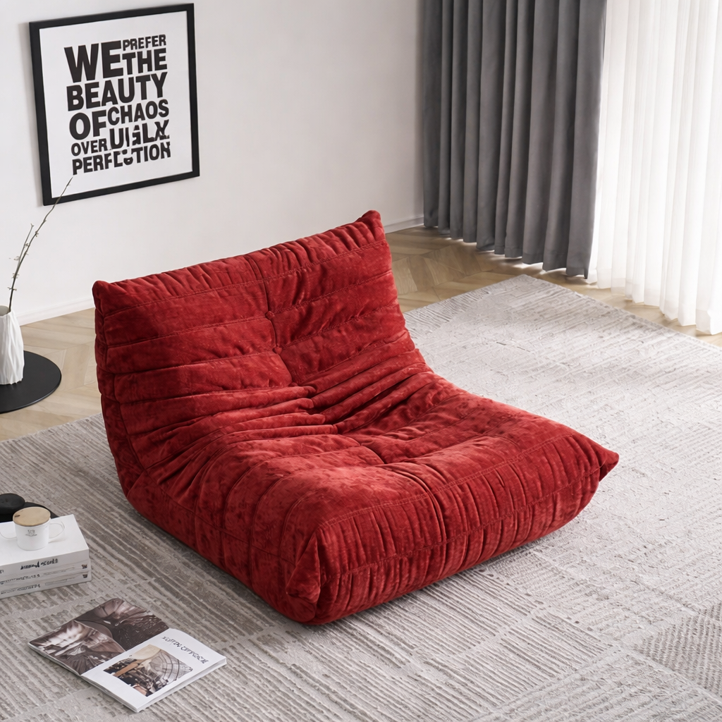 Fotoliu Puf Beanbag, Scaun Relaxare Modern, 87 x 100 x70