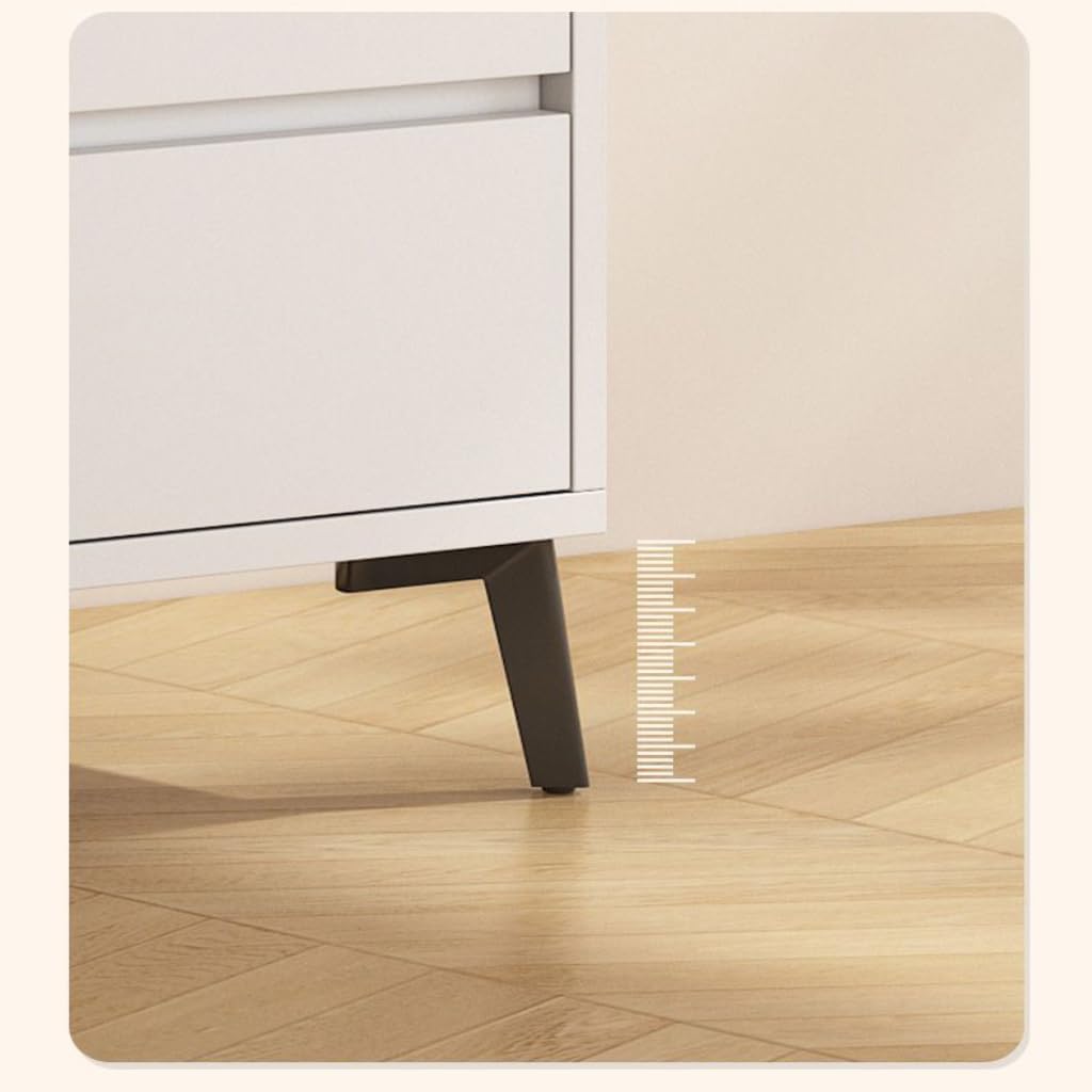 Comoda moderna si simpla cu 3 sertare si 2 usi, MDF, 140x40x75cm