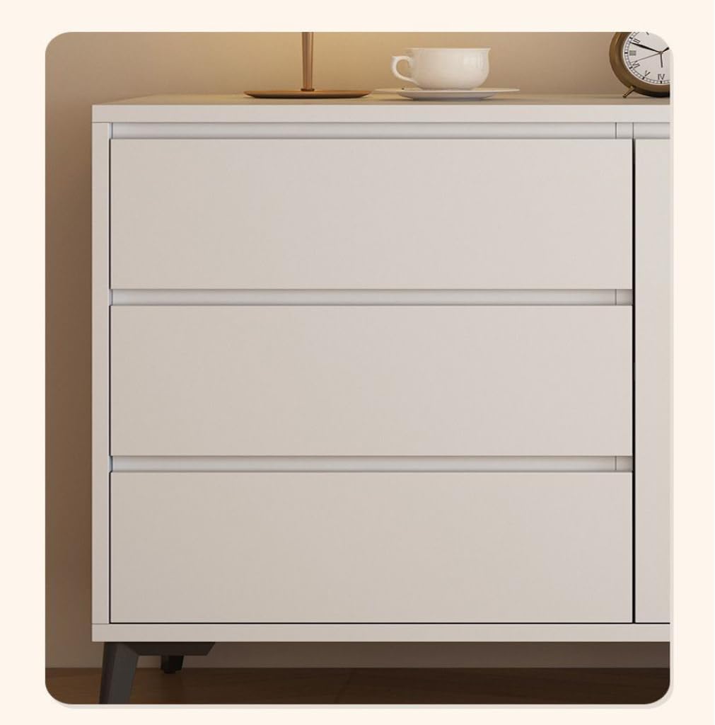 Comoda moderna si simpla cu 3 sertare si 2 usi, MDF, 140x40x75cm