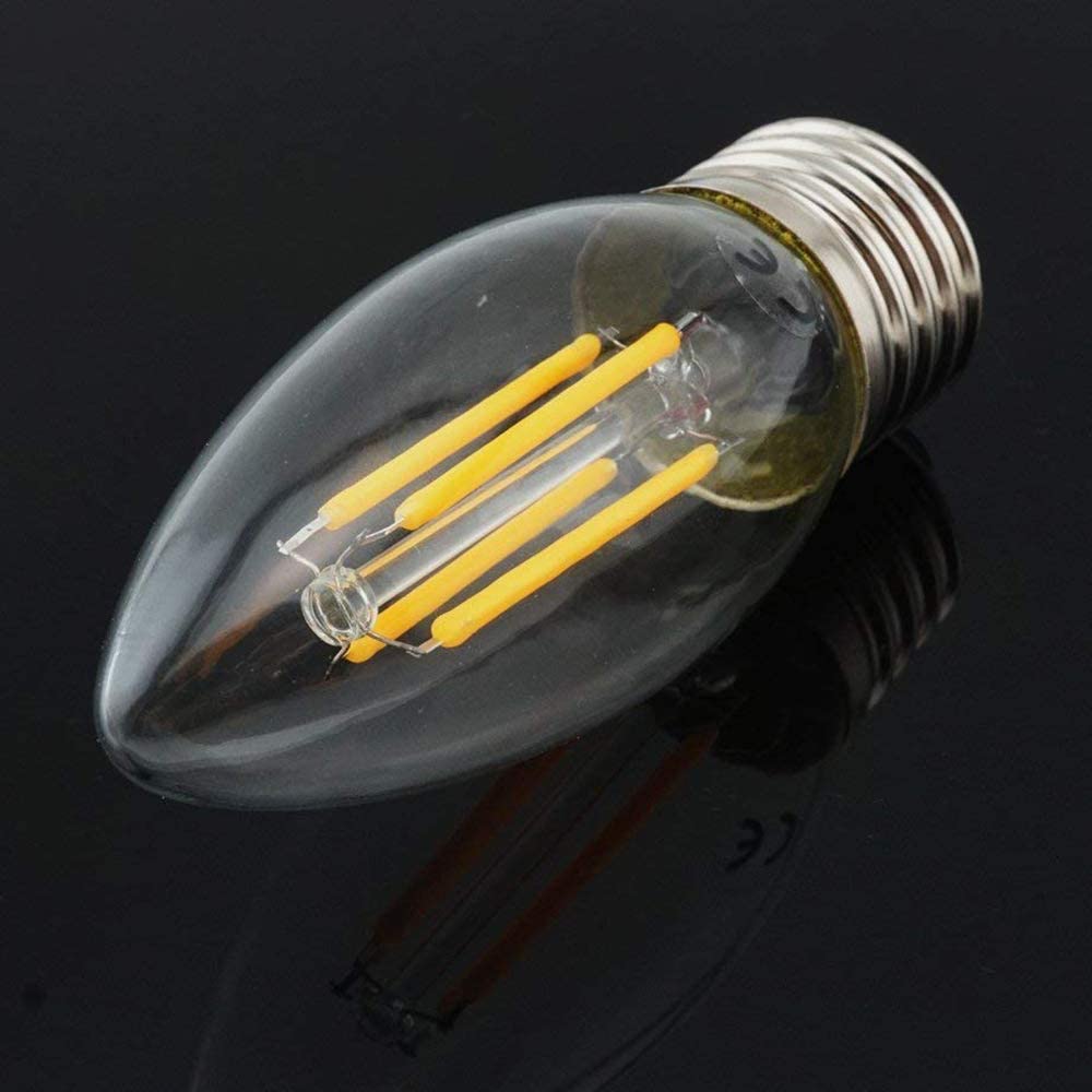 Bec LED vintage Edison cu filament C35 E27/4W/230V 2700K