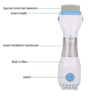 Pieptene aspirator impotriva paduchilor si parazitilor - imagine 3