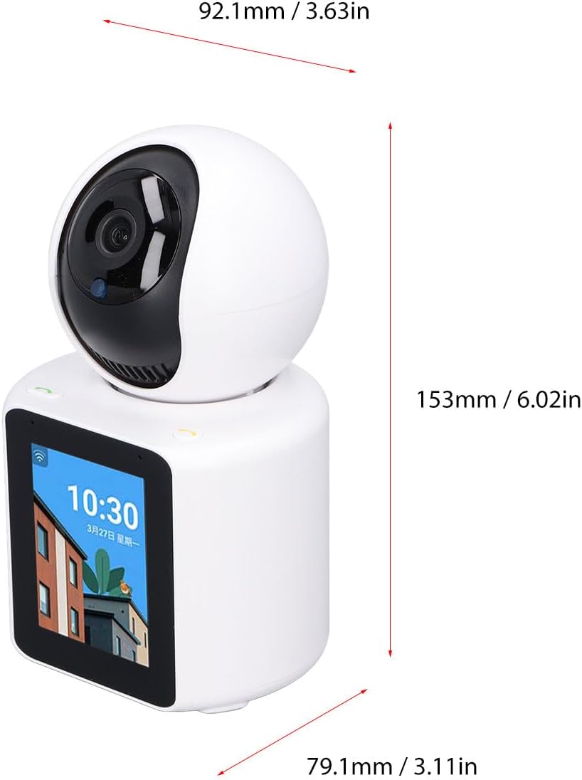 Camera Video WiFi 360° HD 1080p cu Comunicare Bidirectionala, Baby Monitor, Infrarosu, Detectare Miscarare, Stocare Cloud/SD