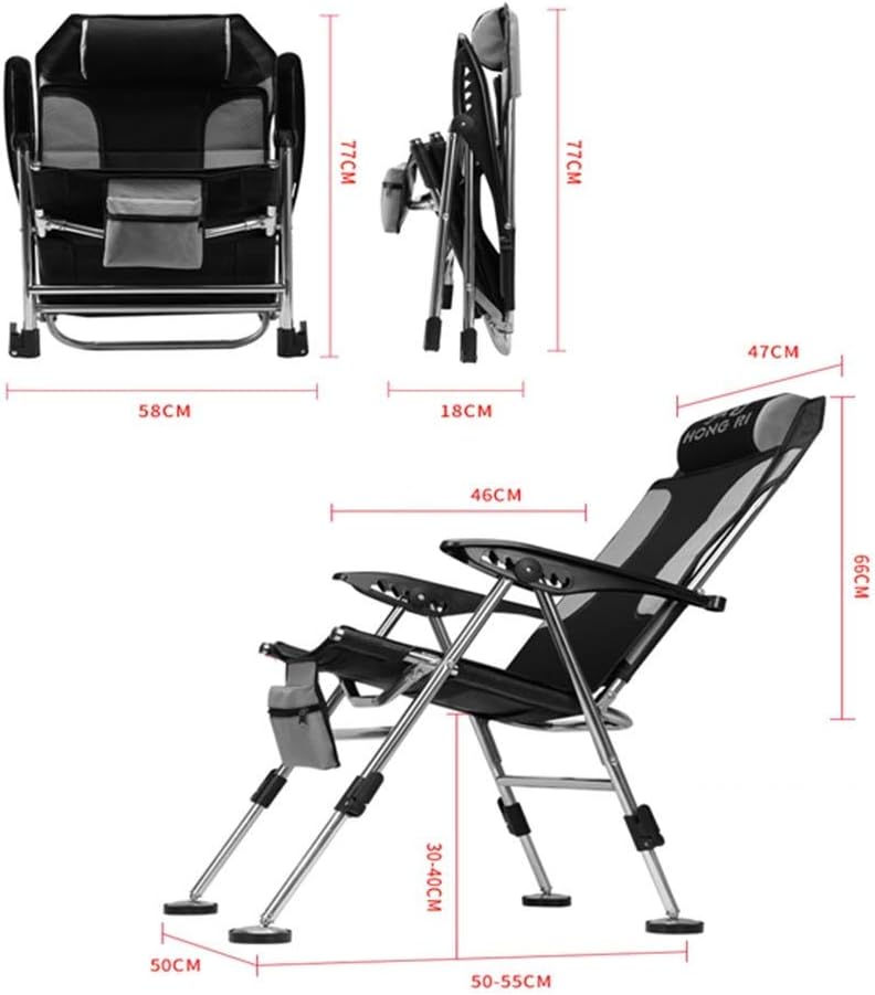 Scaun pliabil pentru pescuit cu suport pentru momeala si undite