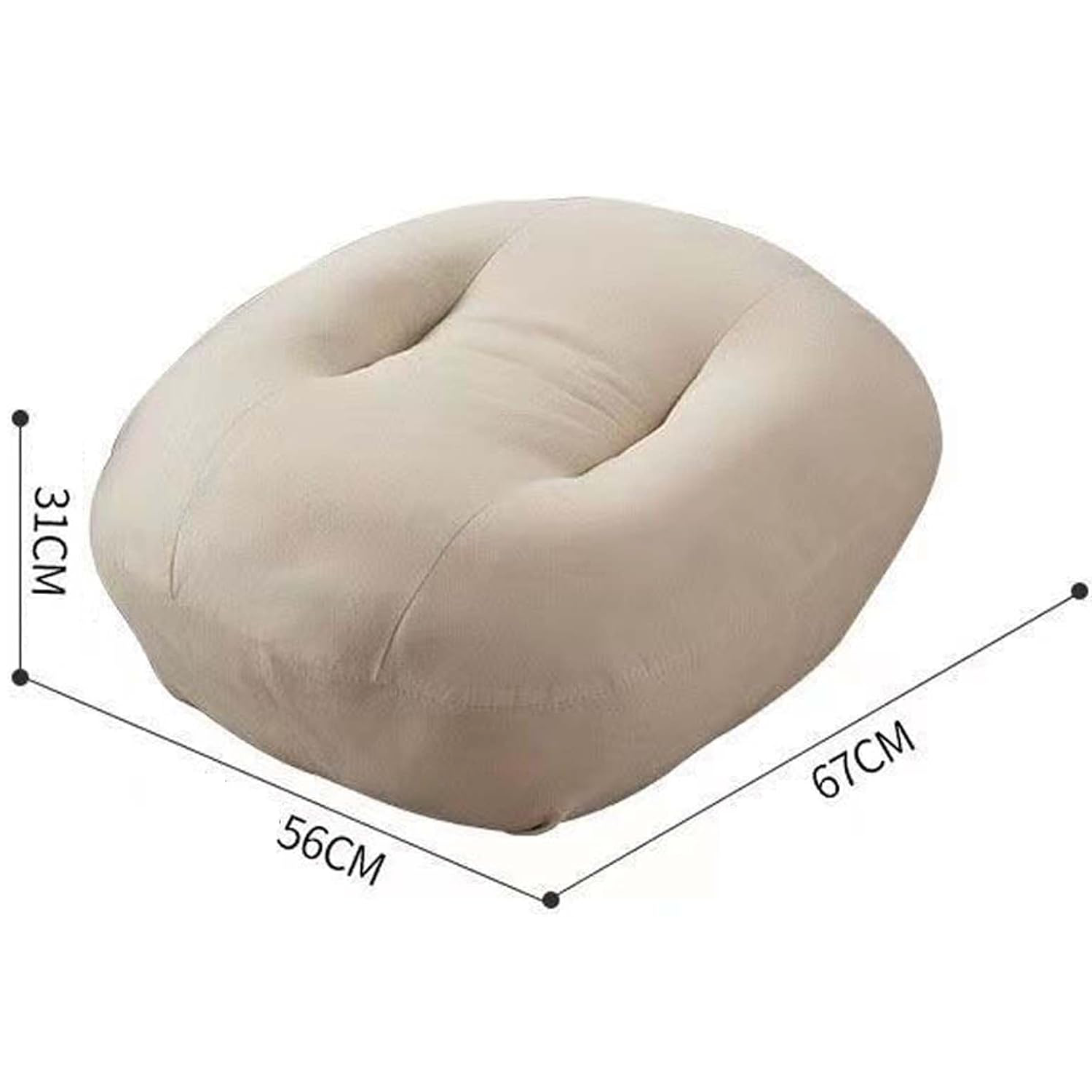 Fotoliu balansoar Cloud Rocker cu suport pentru picioare, cadru metalic