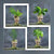 Suport figurina Grooty ganditor, ghiveci plante