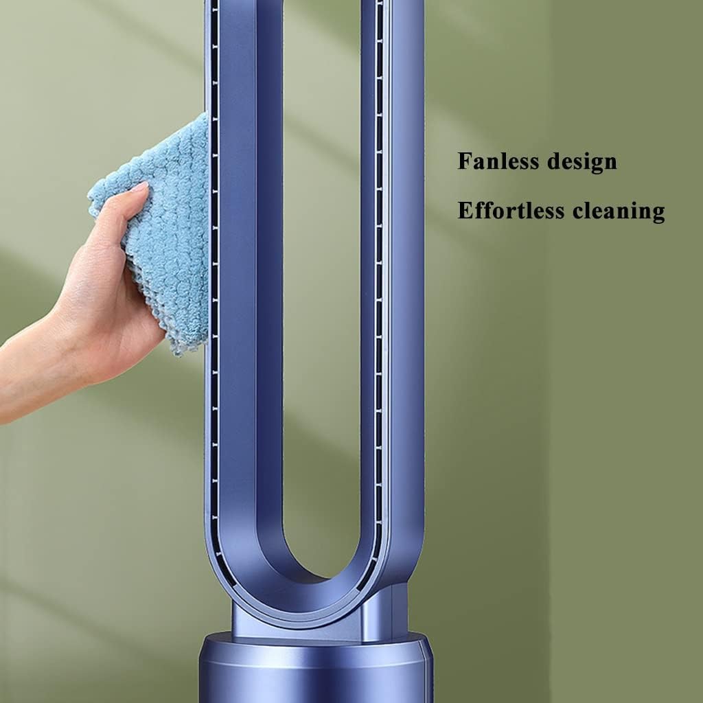 Ventilator fara pale cu purificare HEPA si telecomanda – 3 viteze, oscilatie 120°, design modern