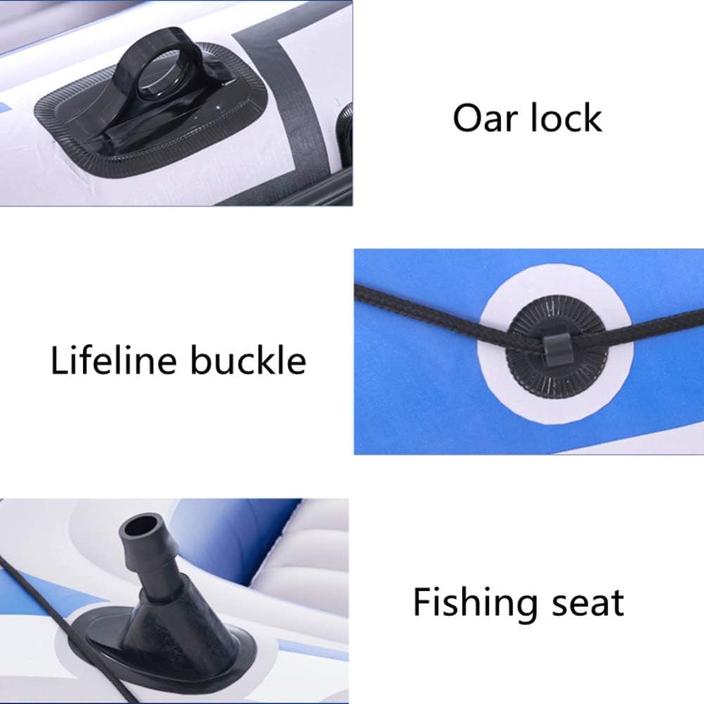 Barca gonflabila 4 persoane 272x152 cm – PVC cu accesorii incluse si perne detasabile