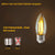 Bec LED vintage Edison cu filament C35 E27/4W/230V 2700K