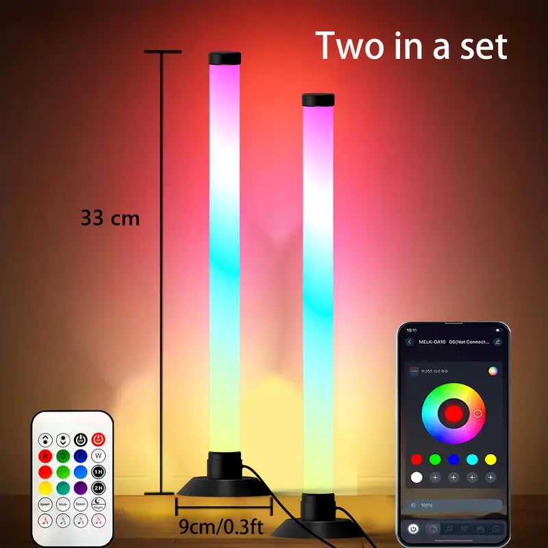 Set 2 Bare LED RGB Inteligente – Control prin Aplicatie si Telecomanda
