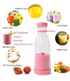 Mini Blender portabil - Smoothie & Shake, incarcare usb 6 Lame otel Inoxidabil,  420 ml