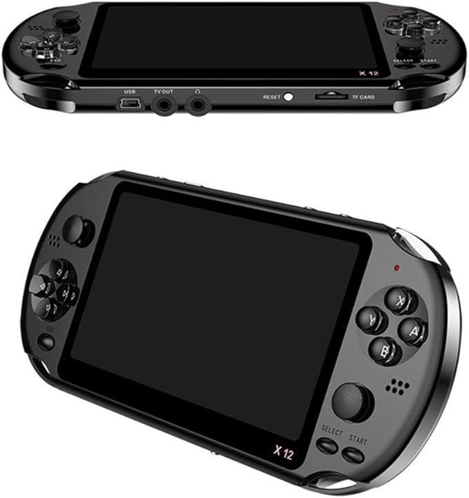 Consola jocuri portabila X12, display 5.1 inch, TV-Out, 15000 jocuri