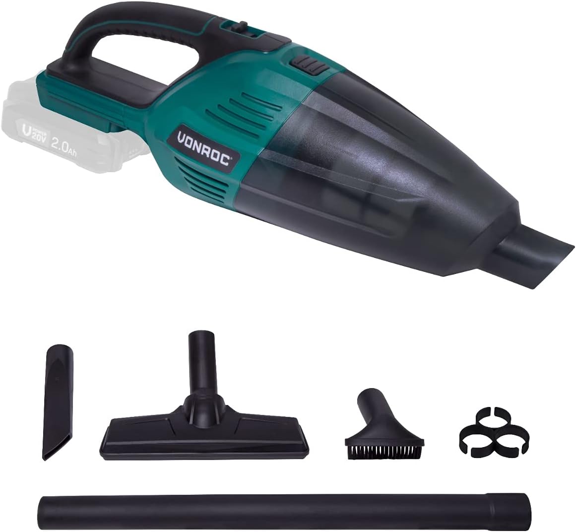 Aspirator de mana Leihmann S2 VC503DC rezervor 500ml nivel sunet 76dB 2 acumulatori 48V si un incarcator rapid incluse