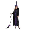 Costum Halloween Vrajitoare Neagra Lunga cu Palarie - One Size