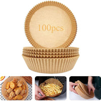 Hartie de copt pentru friteuza si tava, unica folosinta, 16x20x4.5 cm, Maro - imagine 2