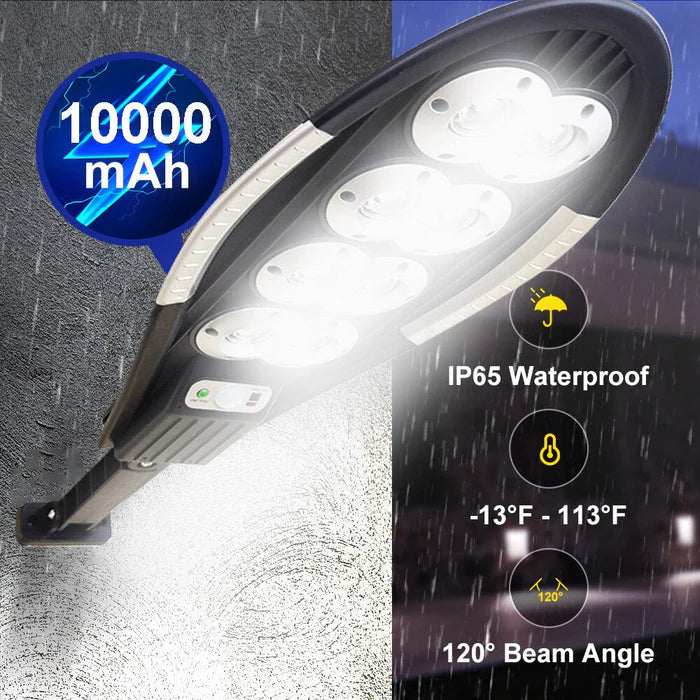 Lampa solară LED Exterior 200 COB cu Senzor de Mișcare, Telecomandă și 3 Moduri – Ultra Luminoasă, Rezistentă la Intemperii, Ideală pentru Curte,  Grădină, Terasă