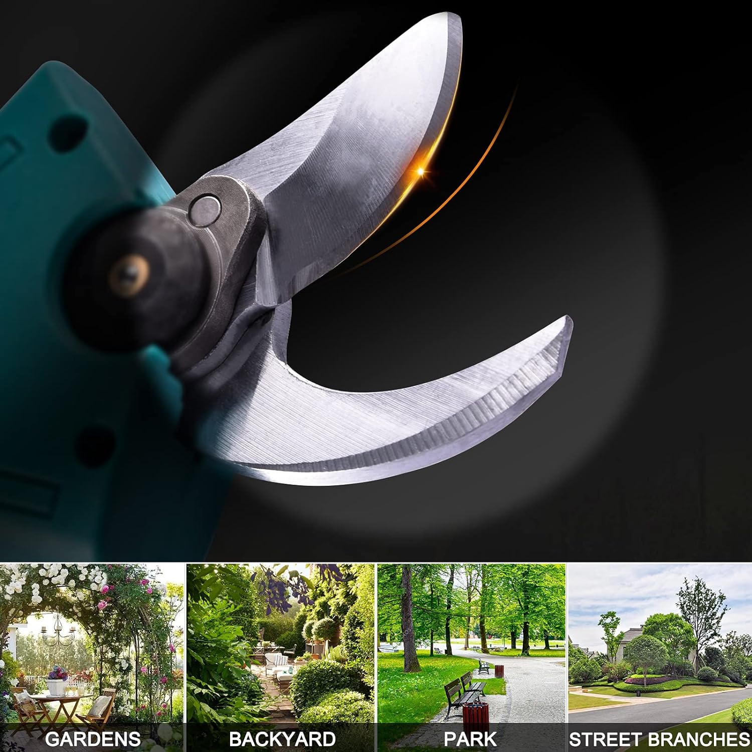 Foarfeca electrica pentru vita de vie si crengi, 2 acumulatori 21V-48V, 2Ah