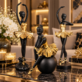 Statuetă Decorativă Balerină, Rășină Finisată – 23 × 8 cm