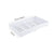 Sertar extensibil din metal cu 2 glisiere autoadezive soft-close, extragere totala, 32-50 cm x 42 cm, alb