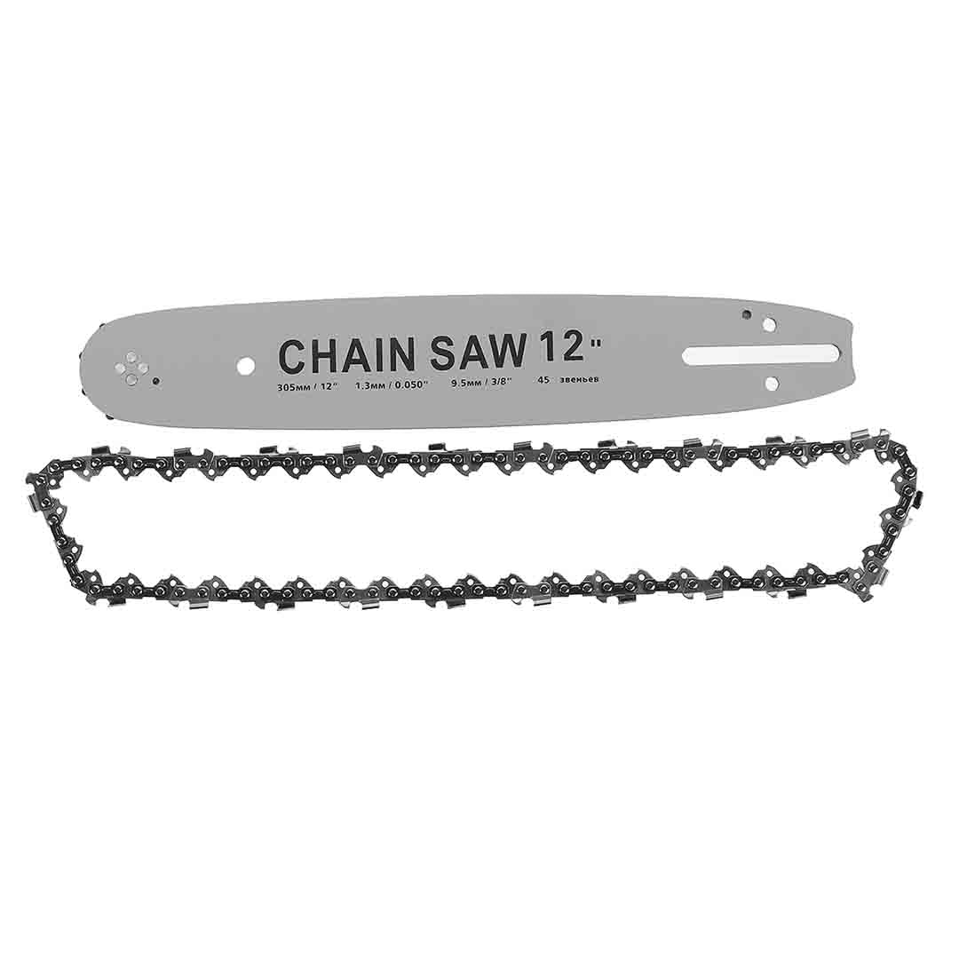 Drujba electrica cu lant 12 inch, cu 2 Acumulatori, 48V, Lithium, 4800rpm, 305mm