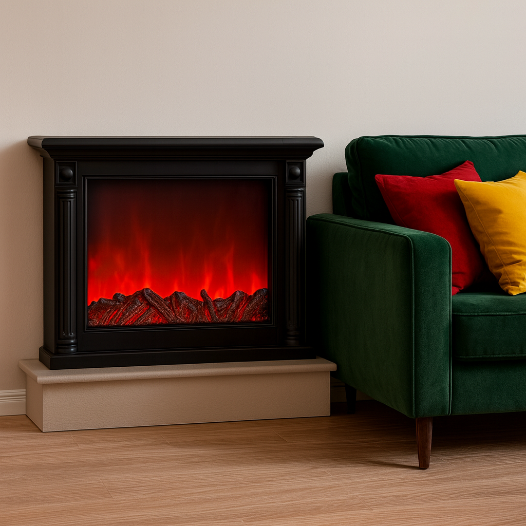 Semineu decorativ Bellamonte 64 x 27 cm