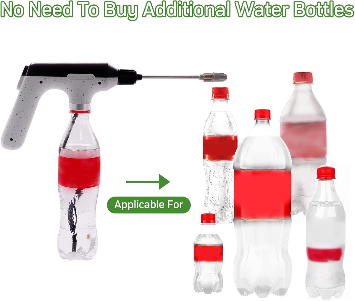 Pulverizator electric pentru plante cu 3 moduri de pulverizare – compatibil cu sticle standard, reîncarcabil USB