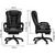 Scaun de Birou Ergonomic Directorial, Piele Ecologică, Recliner și Suport pentru Picioare