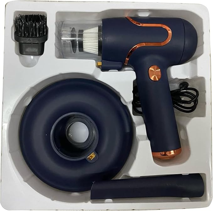 Aspirator manual 3 in 1, cu lumina UV, portabil, anti-acarieni si bacterii, 120W