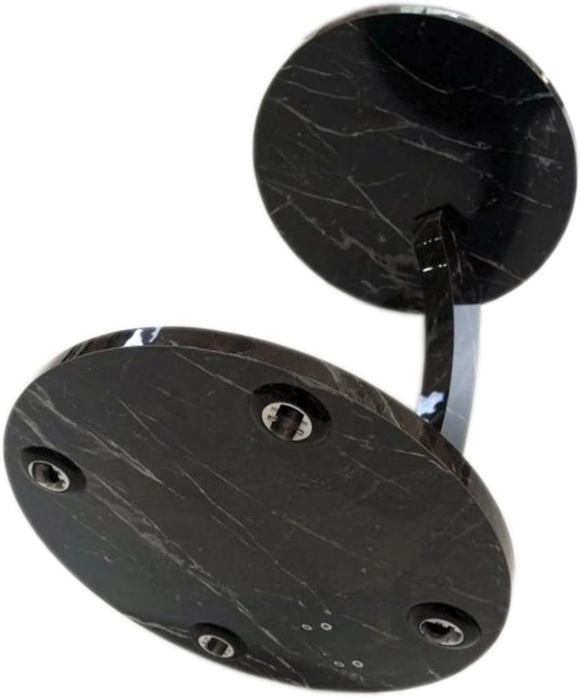 Masuta de cafea rotunda cu roti, din PAL melaminat – 38 cm diametru, 56 cm inaltime