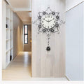 Ceas decorativ de perete metal cu pendul 60x60 cm design elegant