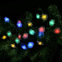 Instalatie solara 50 led, pentru exterior, model floricele, IP 44 - imagine 5