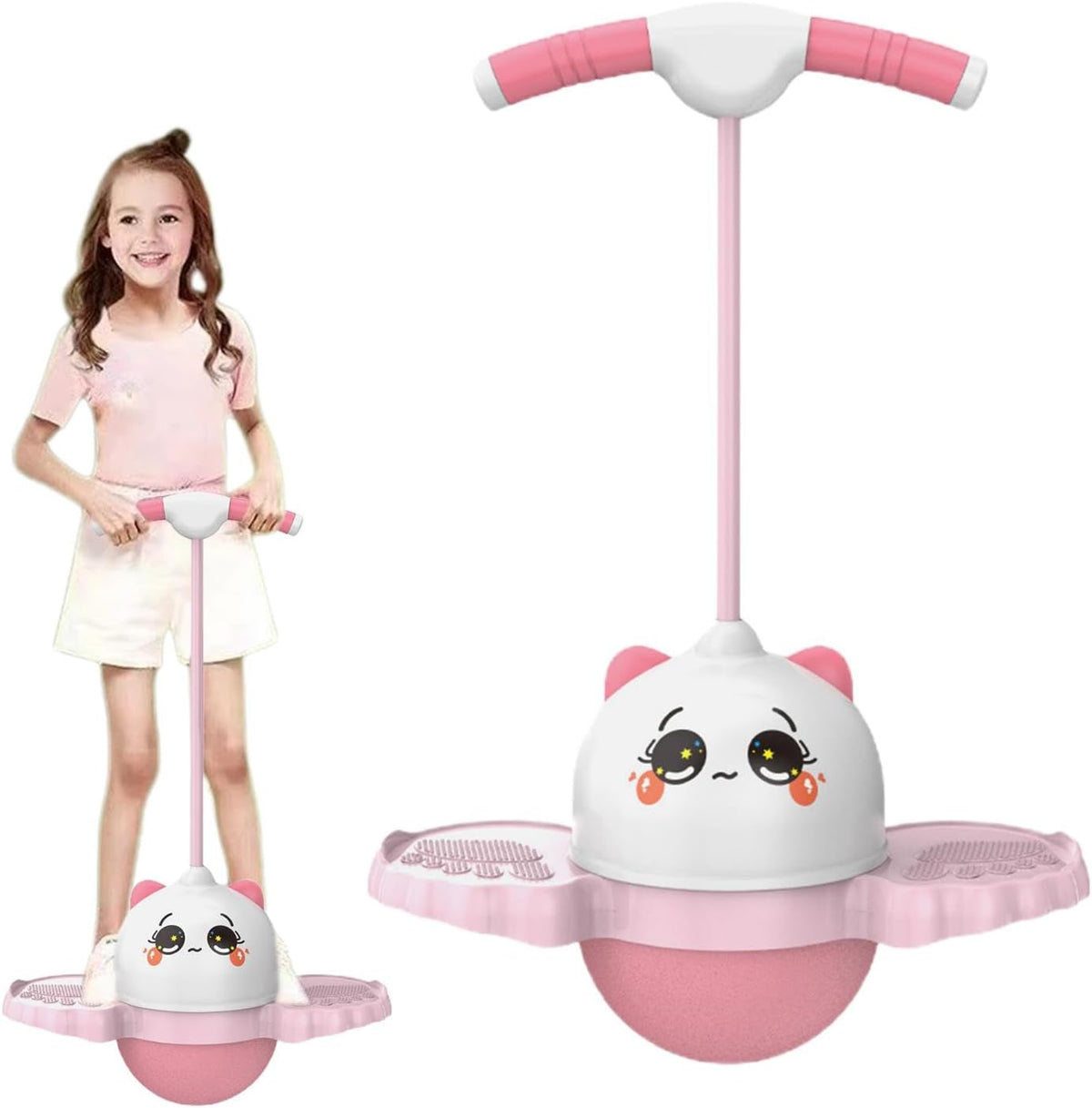 Jucarie de sarituri anti-alunecare pentru copii cu mâner de prindere ușoara, 38 x 80 cm