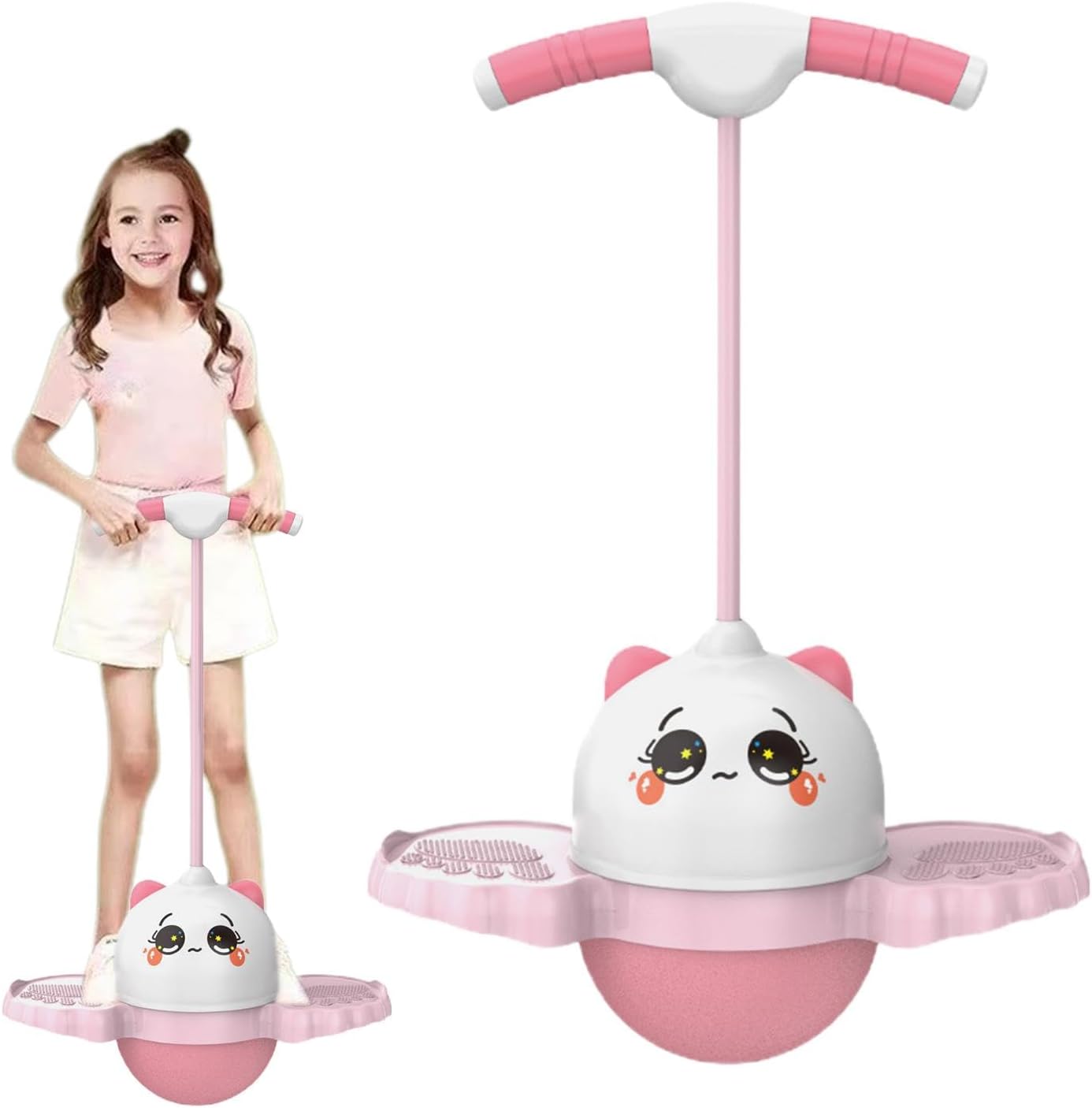 Jucarie de sarituri anti-alunecare pentru copii cu mâner de prindere ușoara, 38 x 80 cm