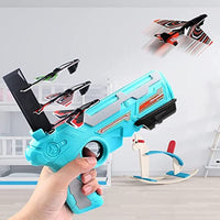 Pistol lansator de avioane de jucarie, 3 avioane incluse - imagine 10