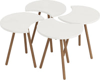 Set 4 Masute multifunctionale, utilizare individuala sau combinata, 48 x 77 x 77 cm - imagine 7
