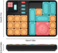 Joc Klotski de gandire logica, blocuri magnetice, slide game, electronic cu sistem AI integrat - imagine 4