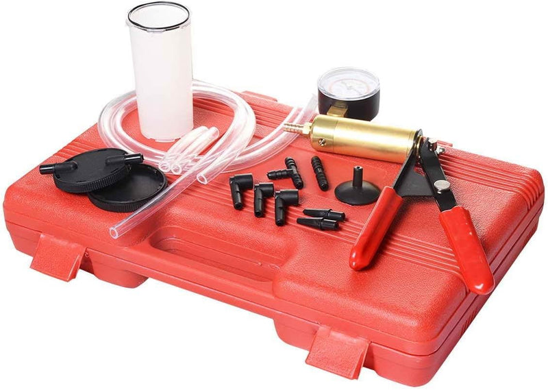 Pompa Tester Auto Presiune si Vacuum / Vid cu Adaptoare Trusa Diagnosticare Frane ABS EGR