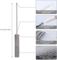 Mop plat retractabil pentru curatarea prafului in spatiile inguste - imagine 8