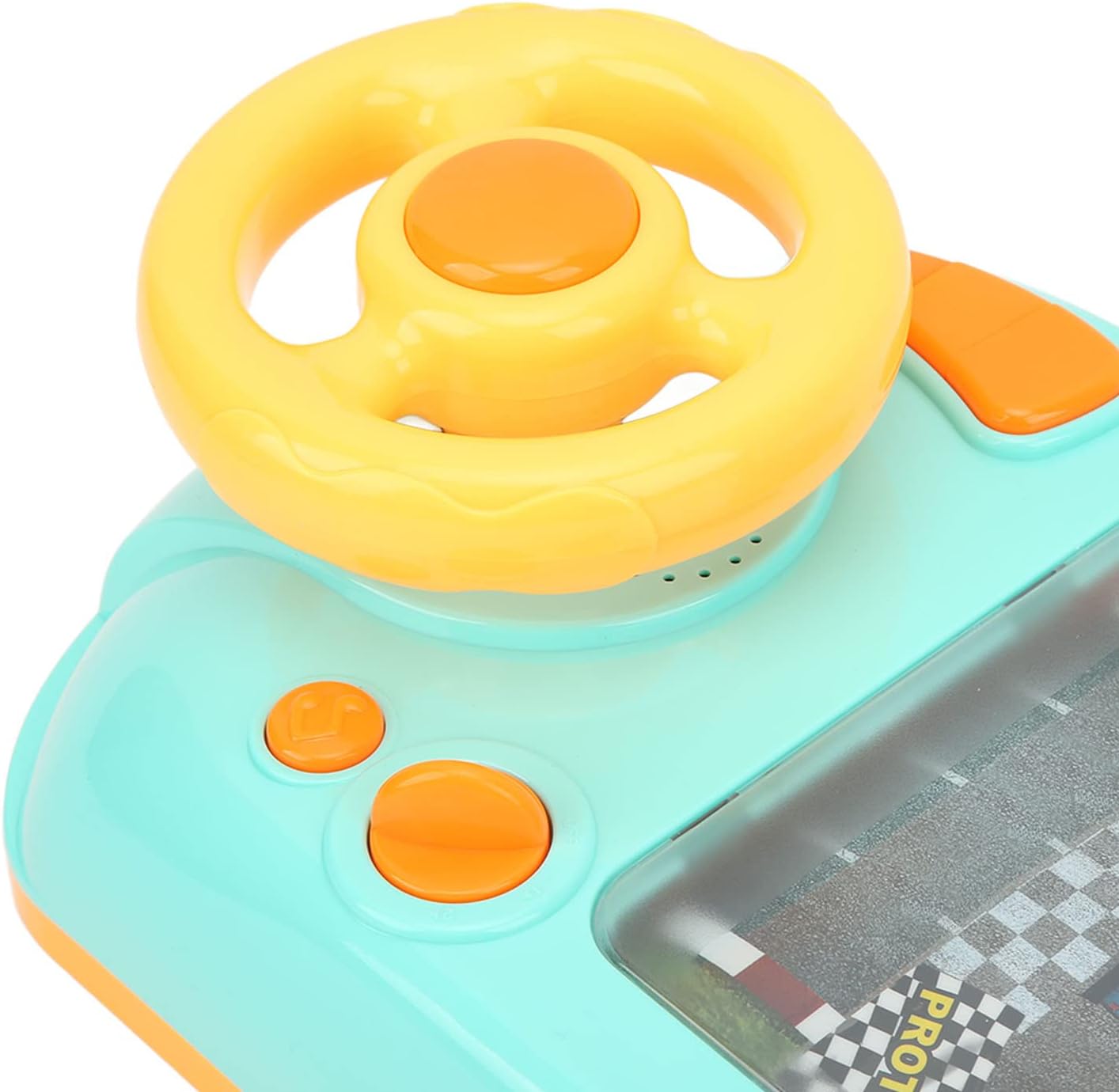 Jucarie Interactiva volan de condus cu circuit curse, sunete si functii, alimentare USB, pentru Copii 3-6 Ani