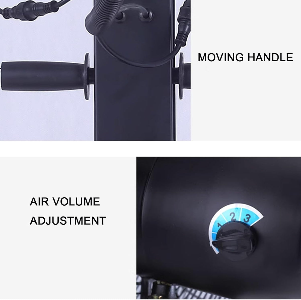 Ventilator industrial cu rezervor apa 40 litri, diametru 55cm, putere 230W – 3 trepte