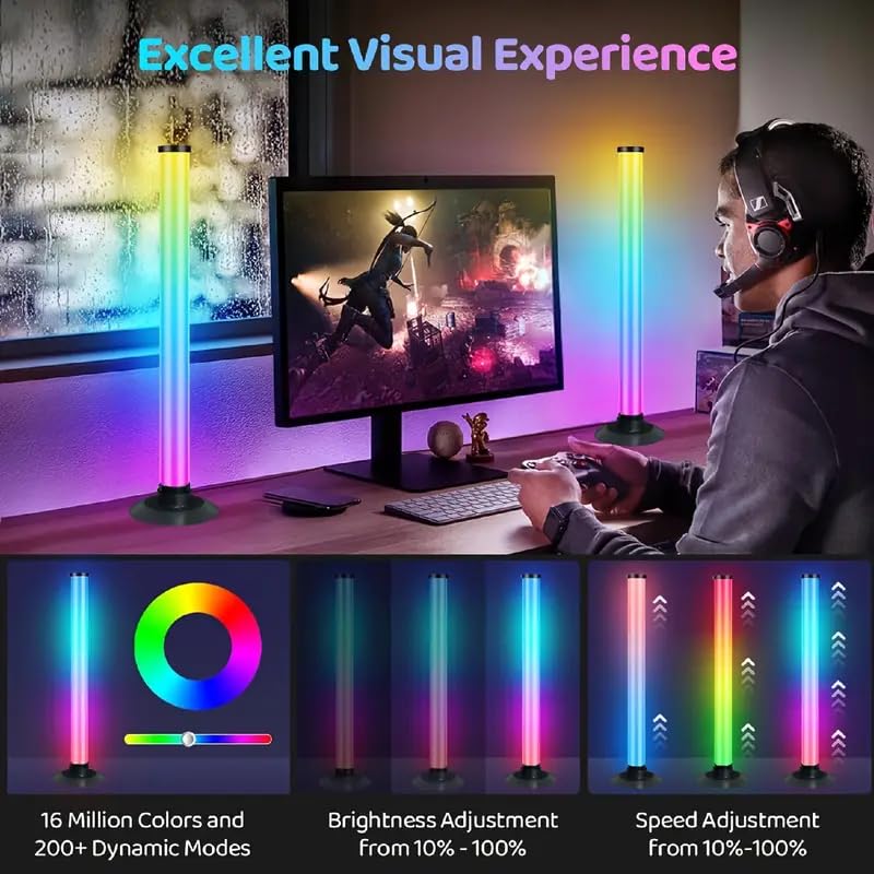 Set 2 Bare LED RGB Inteligente – Control prin Aplicatie si Telecomanda