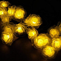 Instalatie solara 50 led, pentru exterior, model floricele, IP 44 - imagine 2