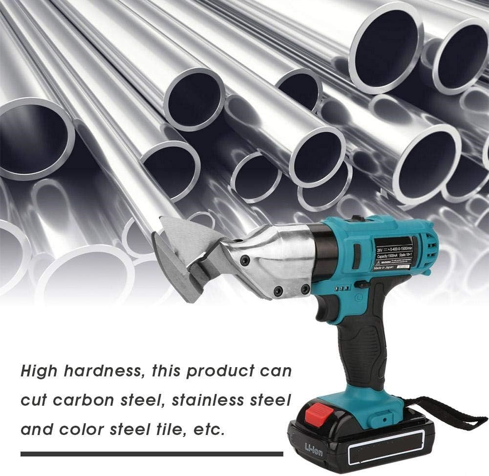 Foarfeca electrica de taiat tabla cu 2 acumulatori 2 Ah, 24V, Blitz Power