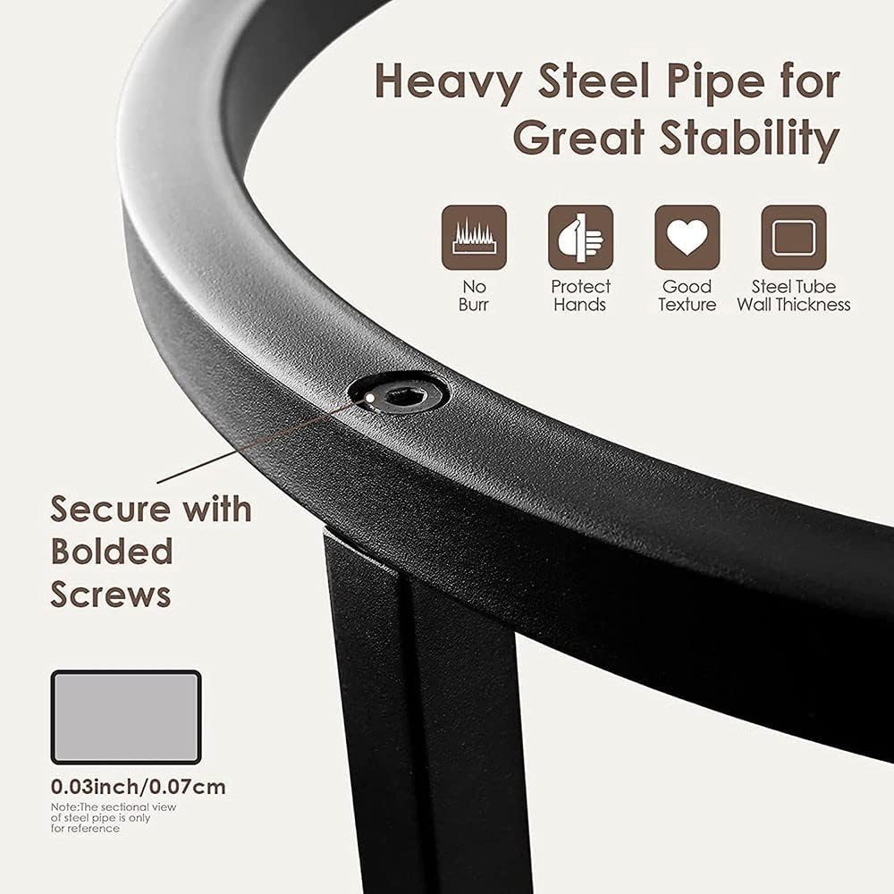 Set 2 masute rotunde de cafea cu efect de marmura, blat MDF, cadru metalic auriu, 70x45 cm si 50x38 cm