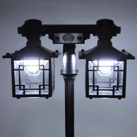 Lampa solara dubla pentru perete cu senzor de miscare si telecomanda 192 LED, JD-2219A - imagine 2