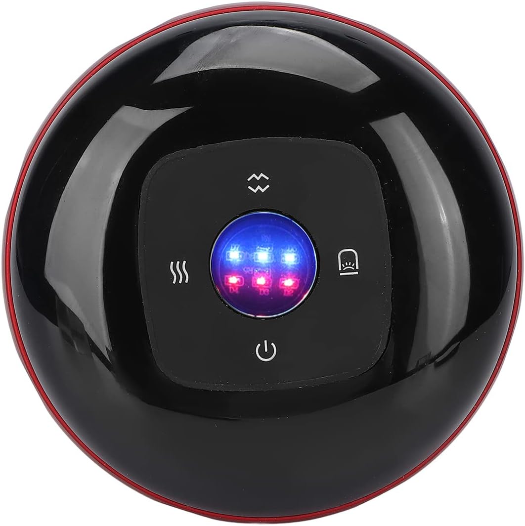 Aparat Masaj Vacuum Electric, cu afisaj electronic, imbunatateste circulatia sanguina, 12 niveluri Lumina Rosie si Presiune Negativa