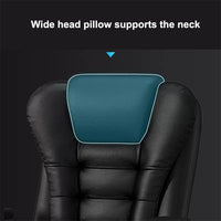 Scaun de Birou Ergonomic Directorial, Piele Ecologică, Recliner și Suport pentru Picioare - imagine 9