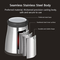 Tocator electric carne si legume, 4 lame inox, 2 viteze, capacitate mare, bol inox - imagine 9
