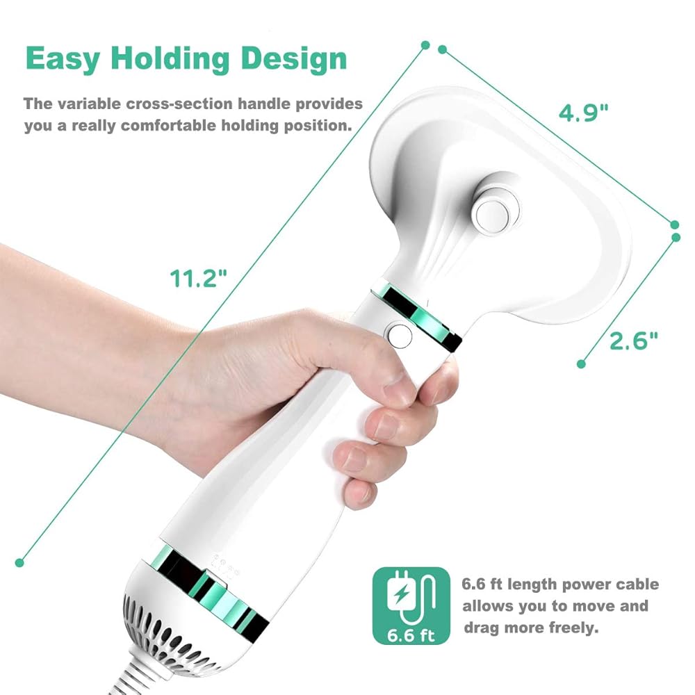 Uscator si perie pentru animale 2 in 1 pentru caini si pisici talie mica si medie