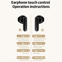 Casti wireless bluetooth A9 pro, cu Touch Screen si Anularea Zgomotului, Bluetooth 5.4,microfon HD, control tactil/touch, rezistente la apa
